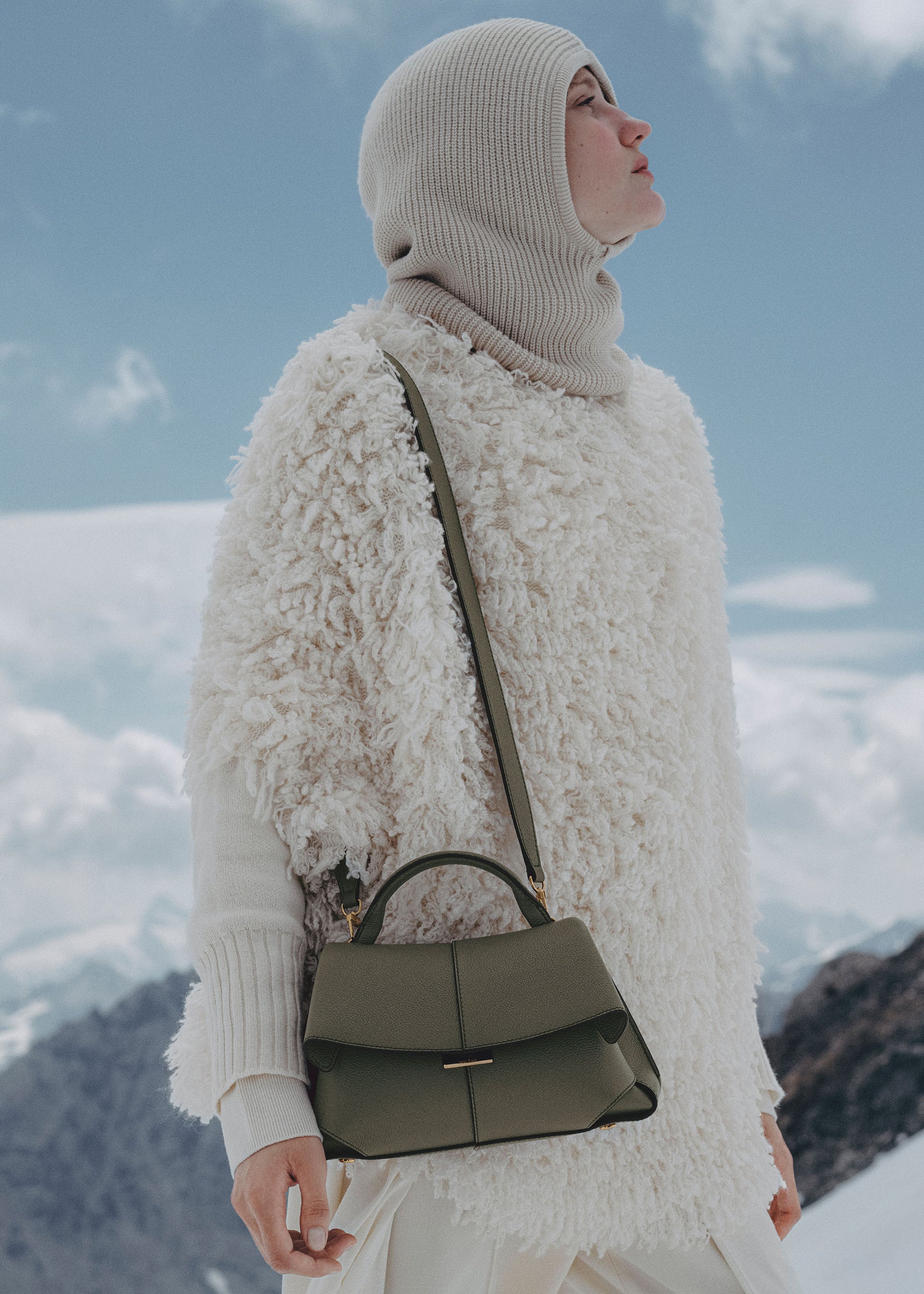 Mokki Mini - スモーキーグリーン テクスチャード