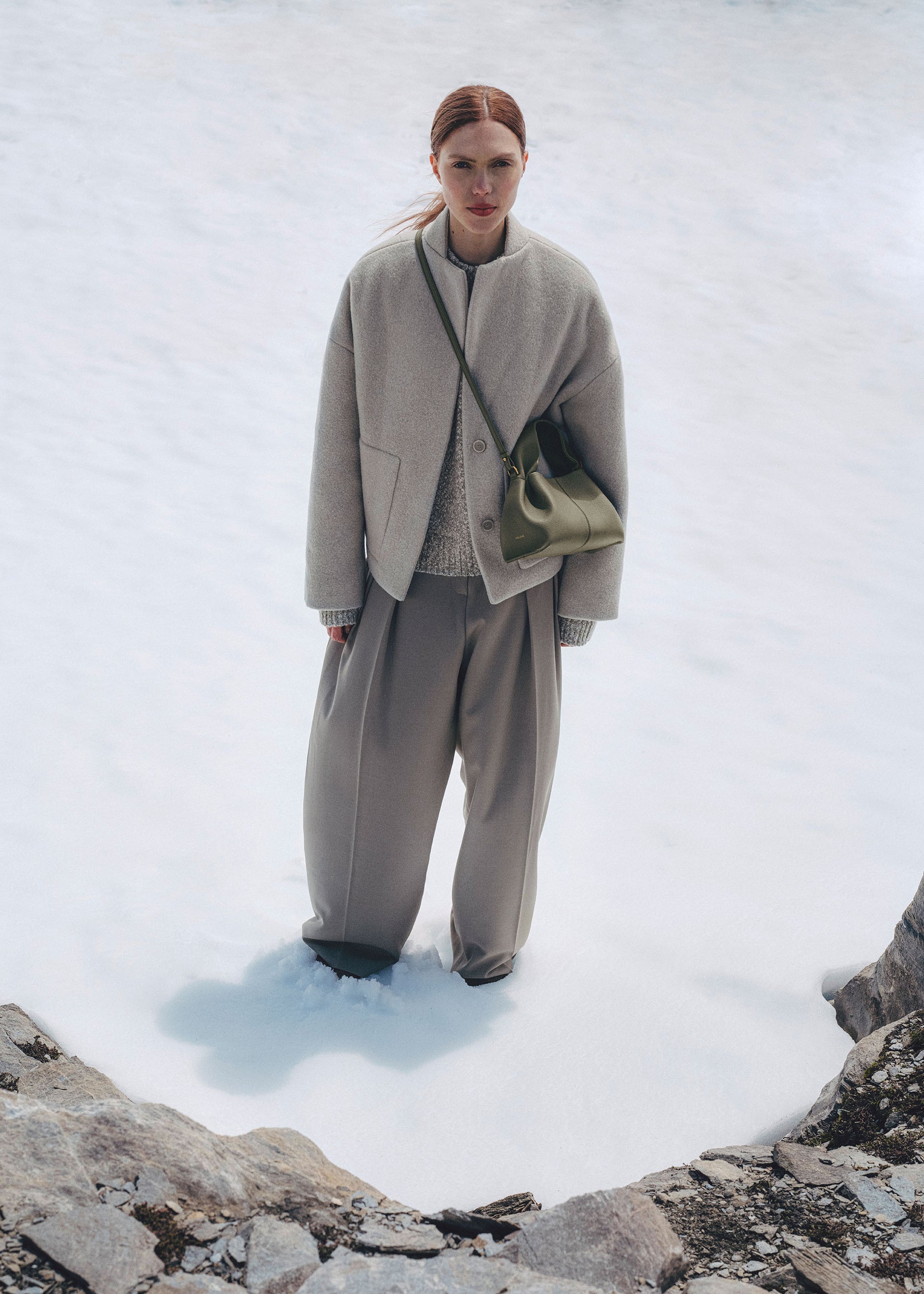 Numéro Neuf Mini - スモーキーグリーン テクスチャード