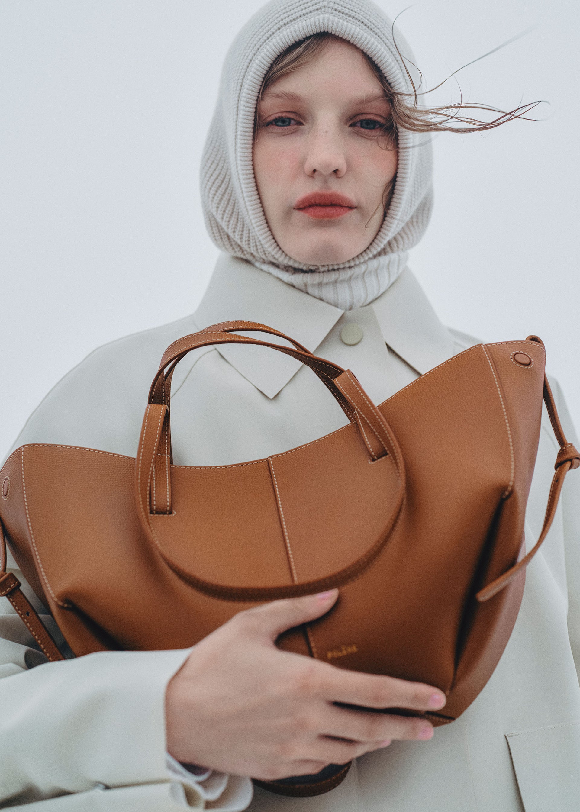 Cyme Mini - キャメル テクスチャード