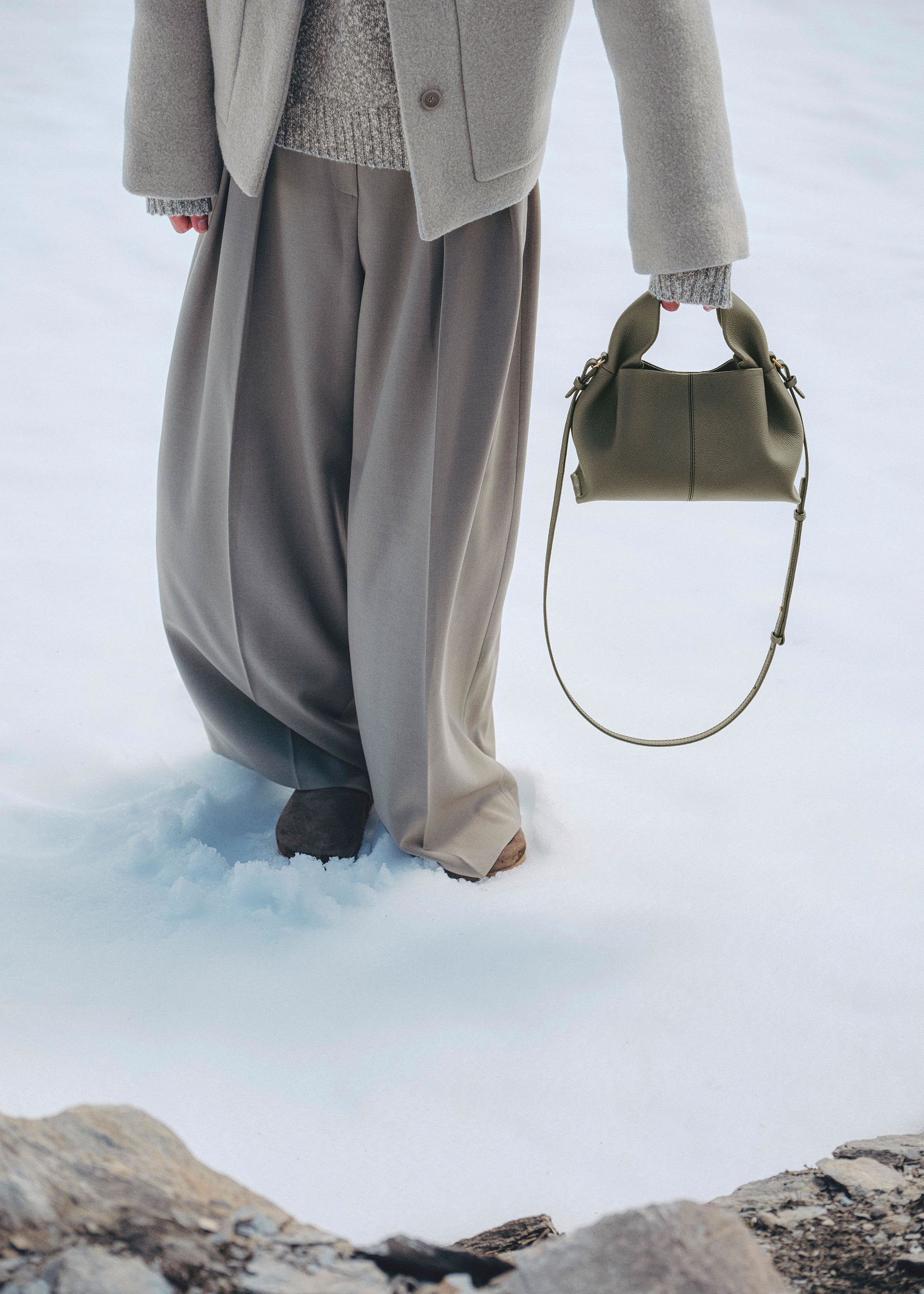 Numéro Neuf Mini - スモーキーグリーン テクスチャード