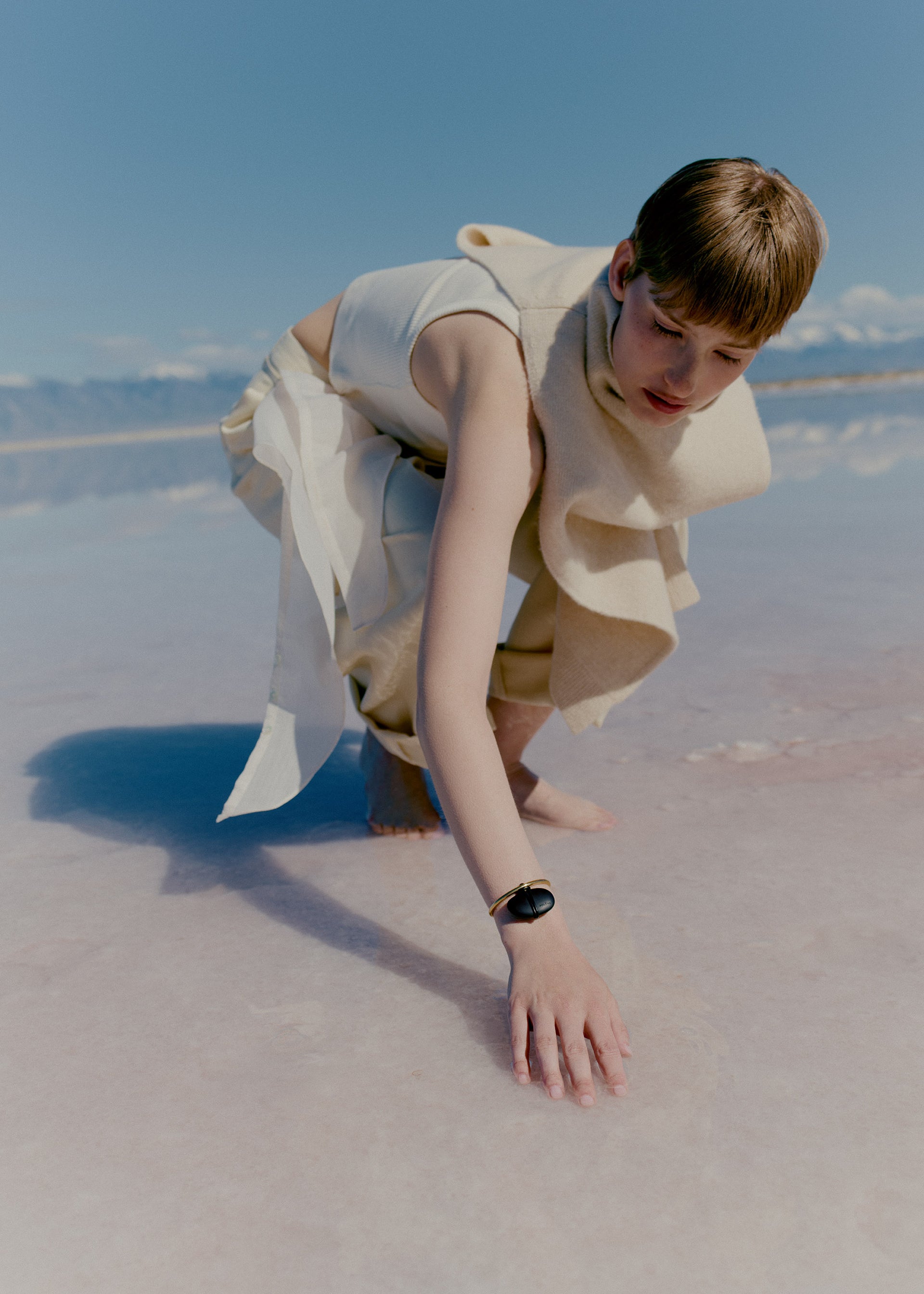 Téré バングル - ブラックマーブル