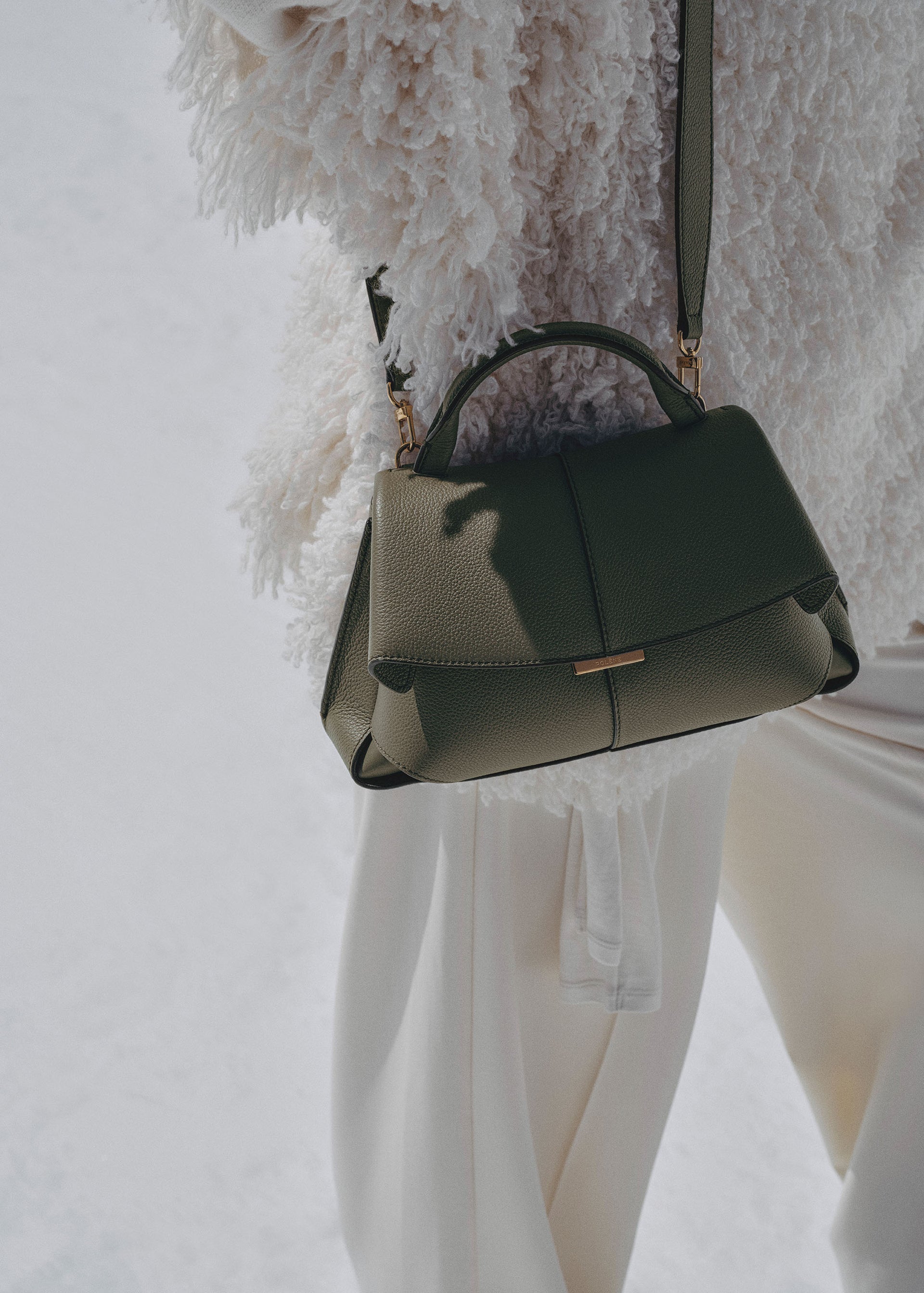 Mokki Mini - スモーキーグリーン テクスチャード