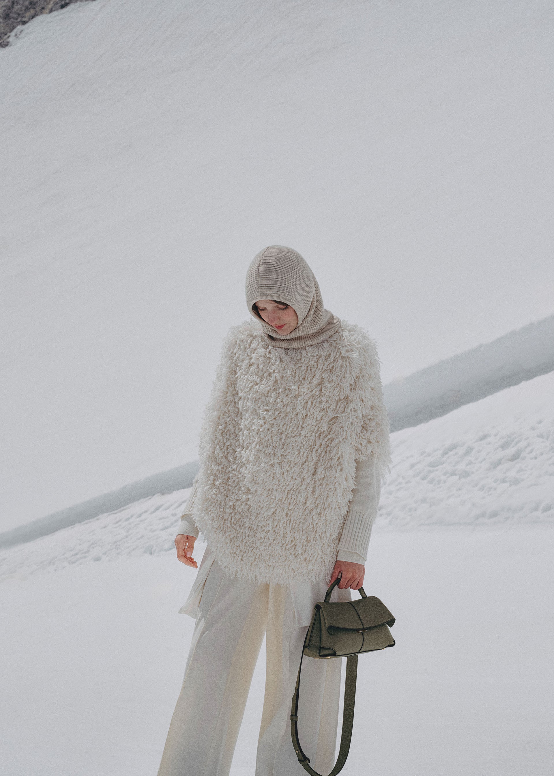 Mokki Mini - スモーキーグリーン テクスチャード