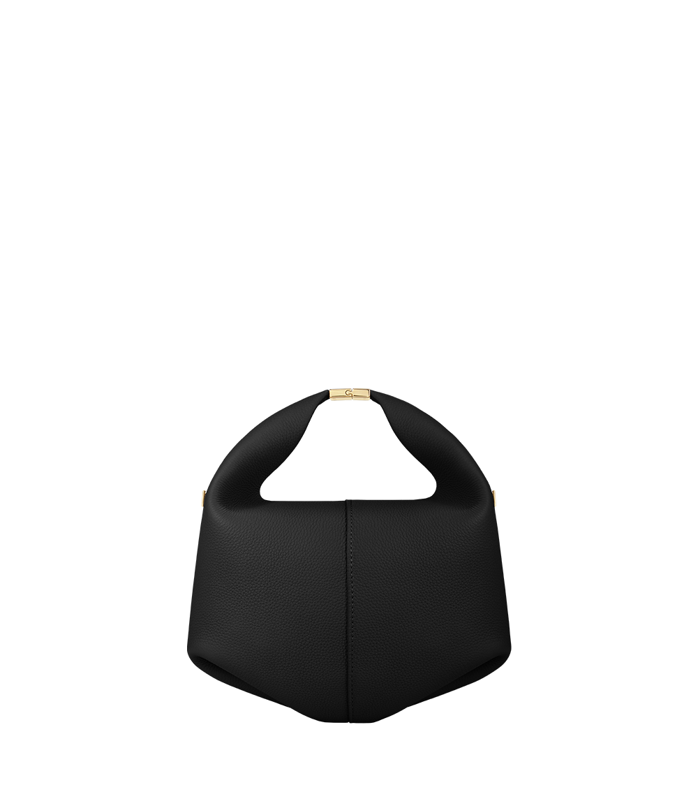 【Polene】Beri ブラックチェーン 2way 上品 可愛い(関税送料込) Polène | バッグ - Béri - ブラック チェーン テクスチャード