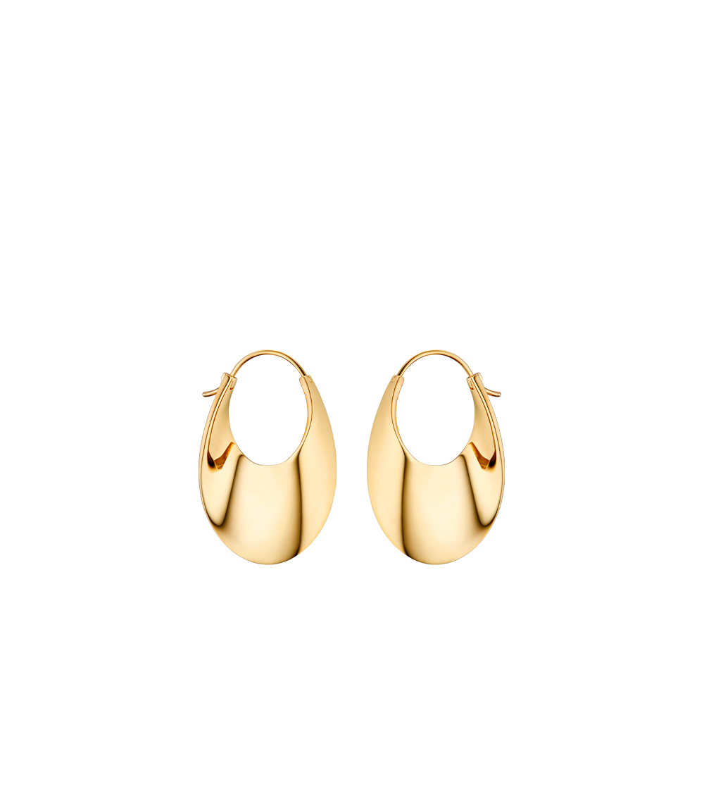【正規品】Éole スリムクレオールフープ エディション 24K Polène | ピアス - Éole - 24Kゴールドメッキ
