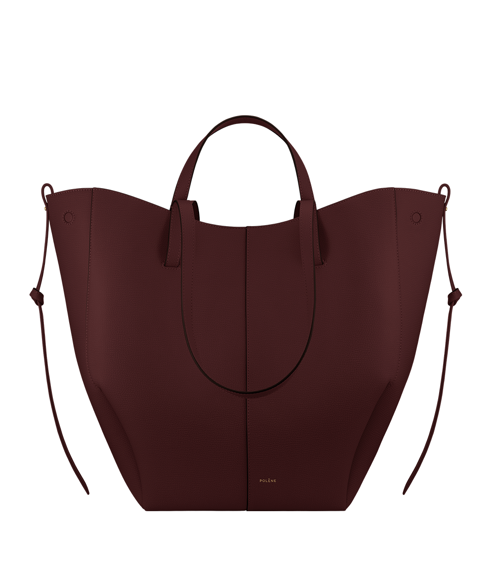 Polène | バッグ - Cyme Tote - テクスチャード ダークチェリー