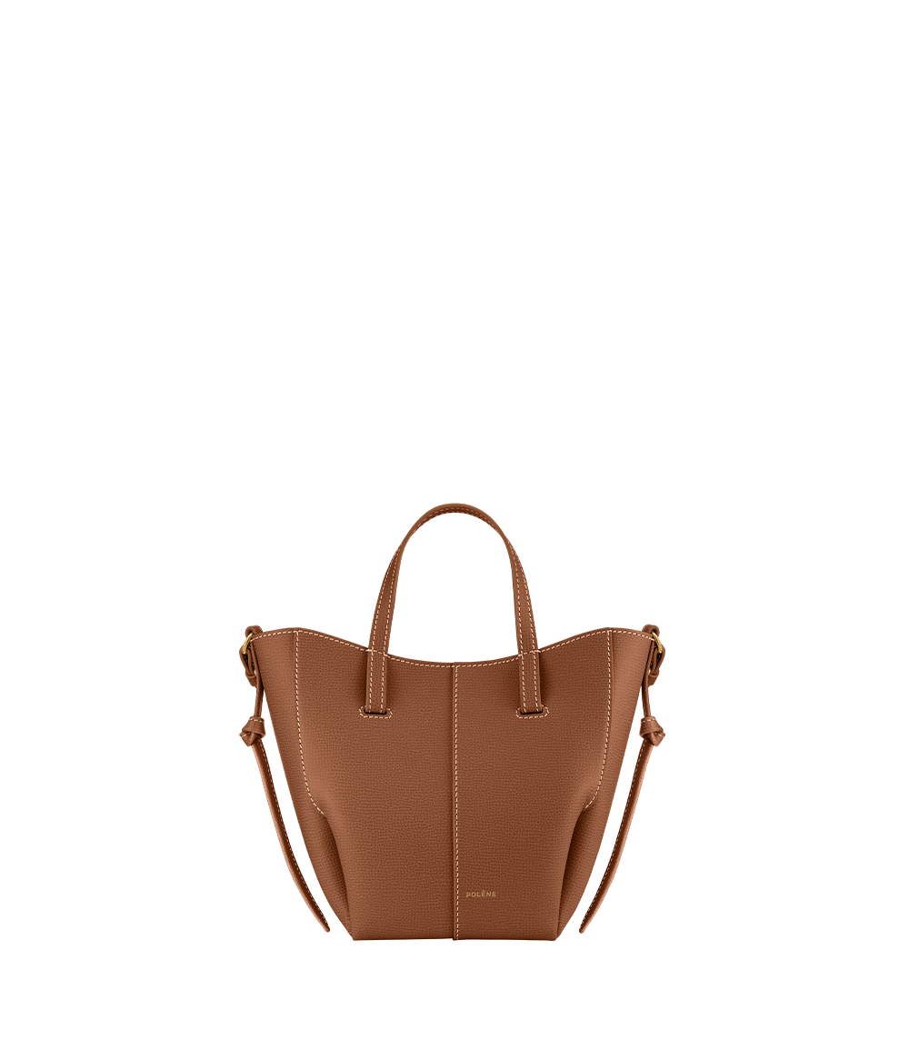 Polène | バッグ - Cyme Tote Nano - テクスチャード キャメル – Polène JP Polène | バッグ - Cyme Tote Nano - テクスチャード キャメル – Polène JP