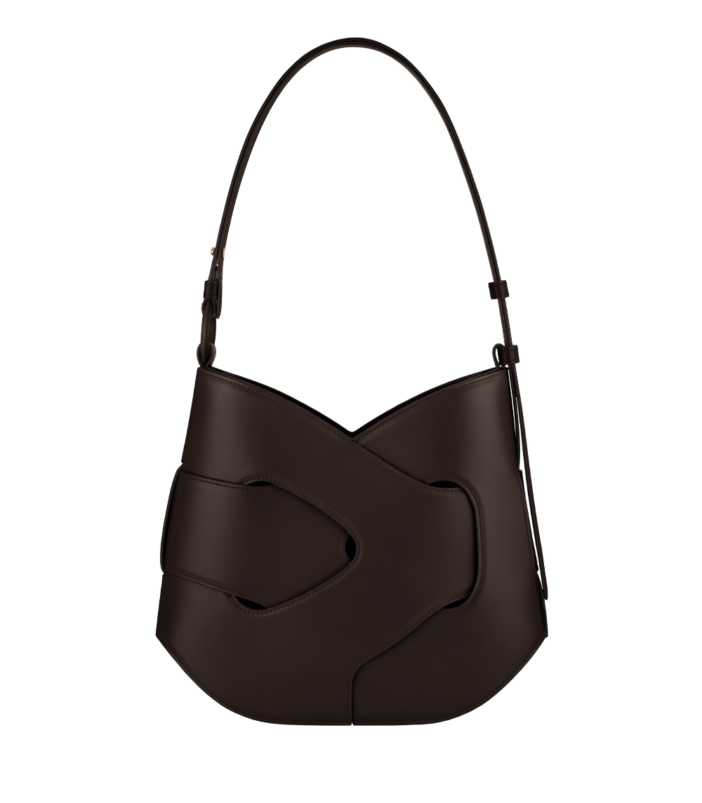 Polène | バッグ - Nodde Hobo - エボニー スムース – Polène JP Polène | バッグ - Nodde Hobo - エボニー スムース – Polène JP