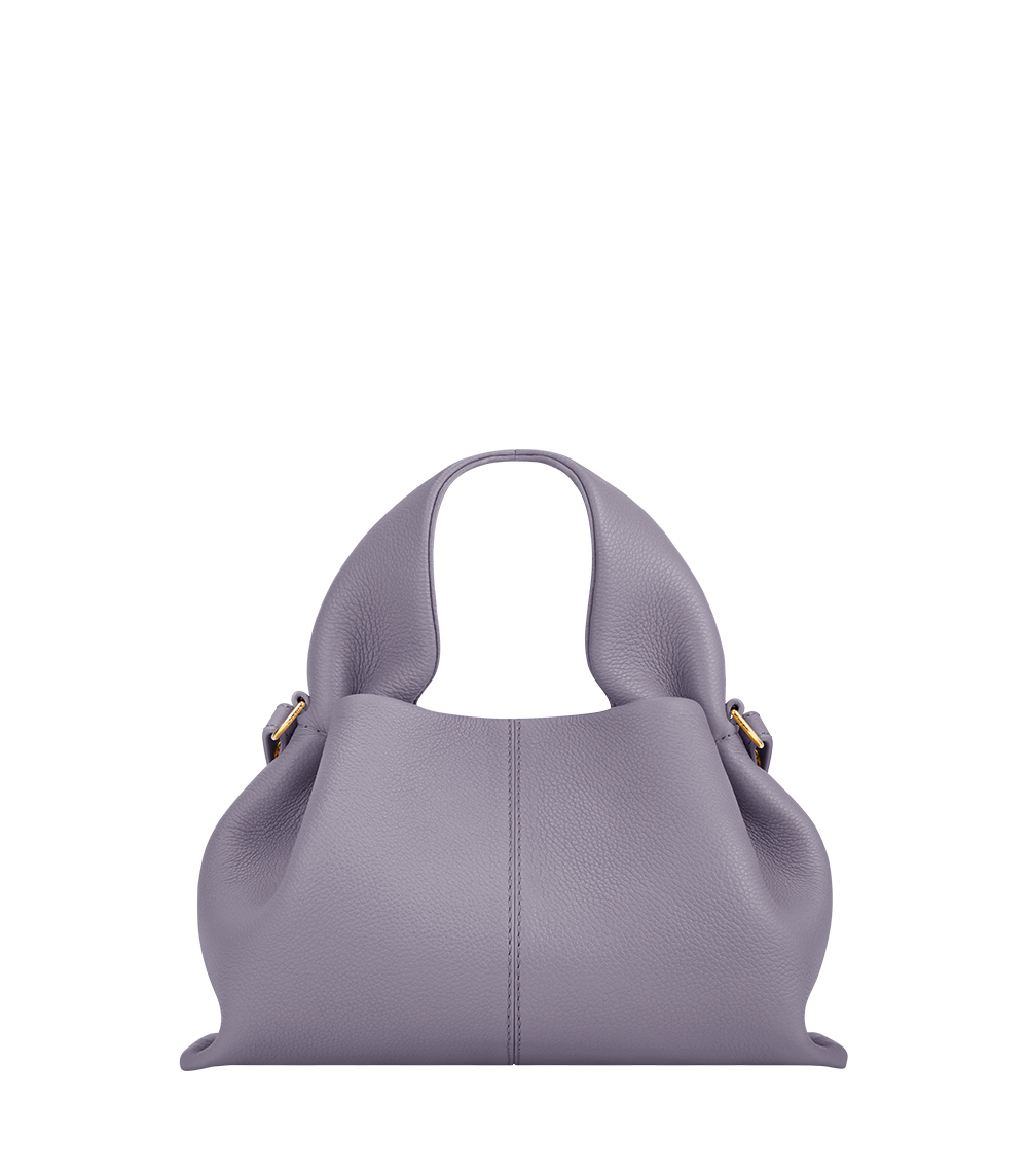 POLENE NUMERO NEUF Mini ポレーヌ ヌメロヌフミニ Polène | バッグ - Numéro Neuf Mini - モーブ テクスチャード