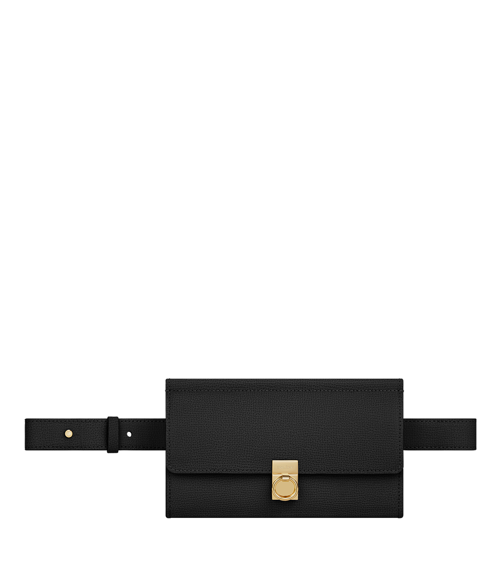Polène | バッグベルト - Numéro Sept - ブラックテクスチャ – Polène JP Polène | バッグベルト - Numéro Sept - ブラックテクスチャ – Polène JP