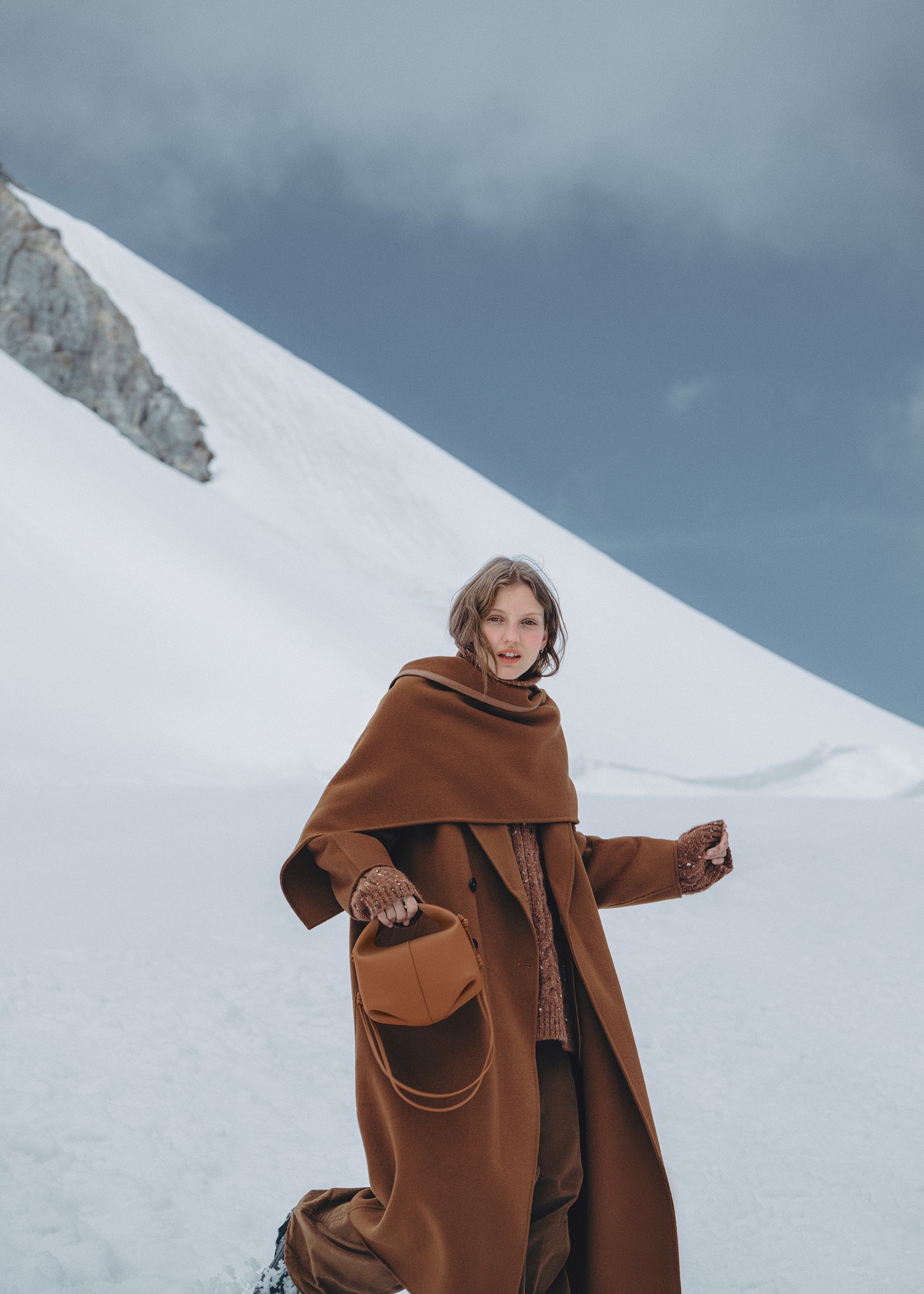 Polène | ベルト - Umi スキニー - ブラック テクスチャード