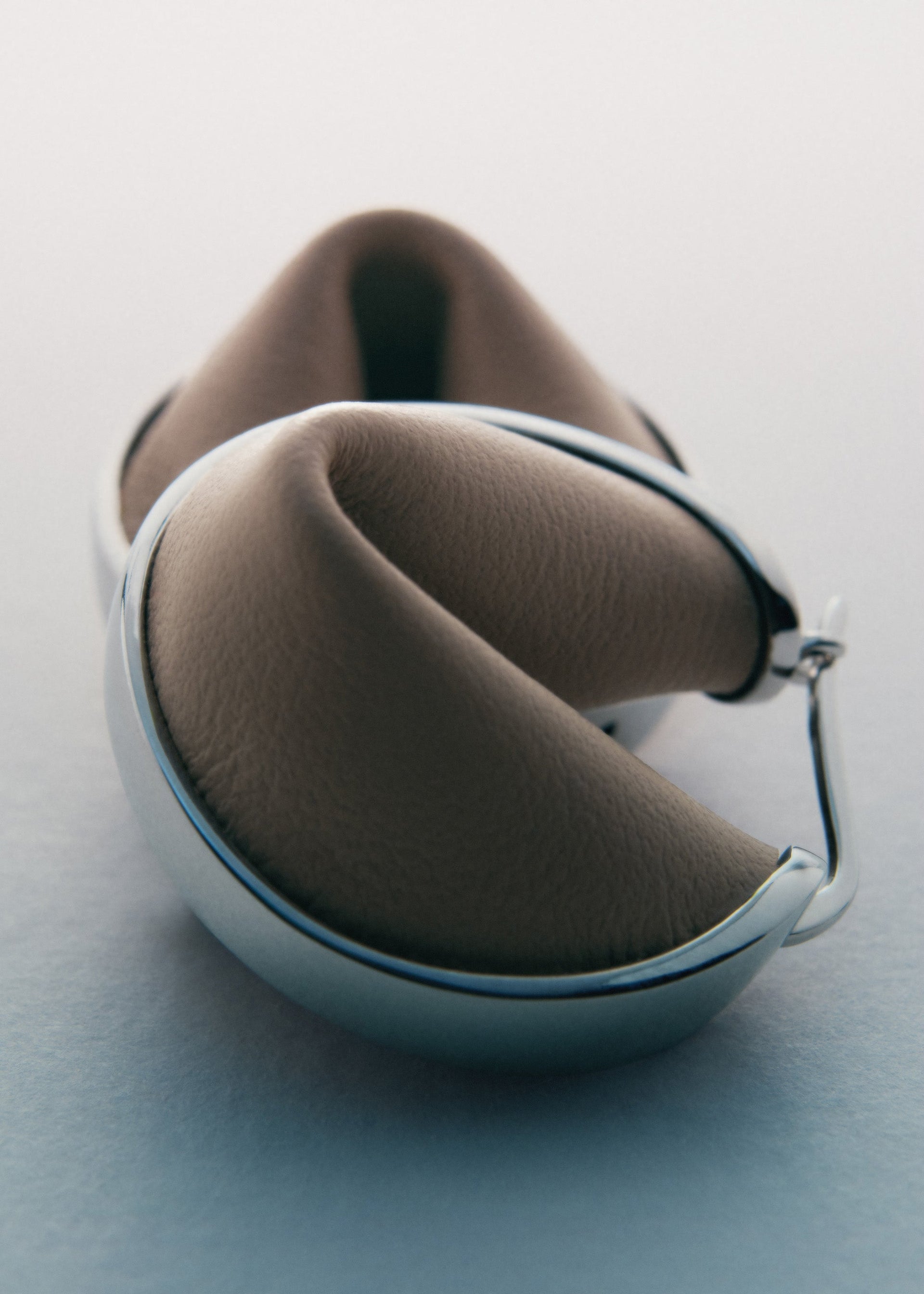 Ormé クレオールフープ - シルバーカラーxトープ