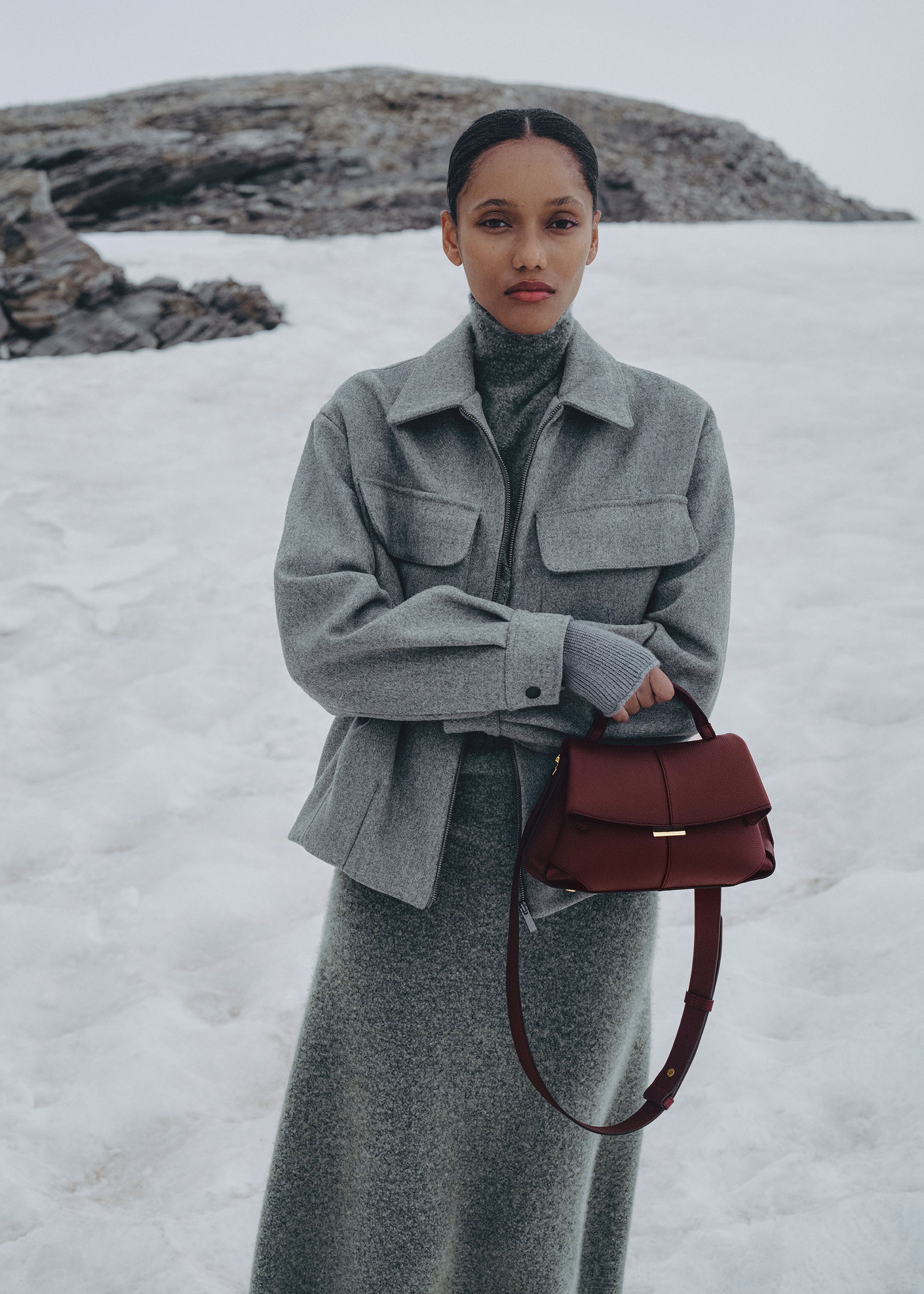 Mokki Mini - ダークチェリー テクスチャード