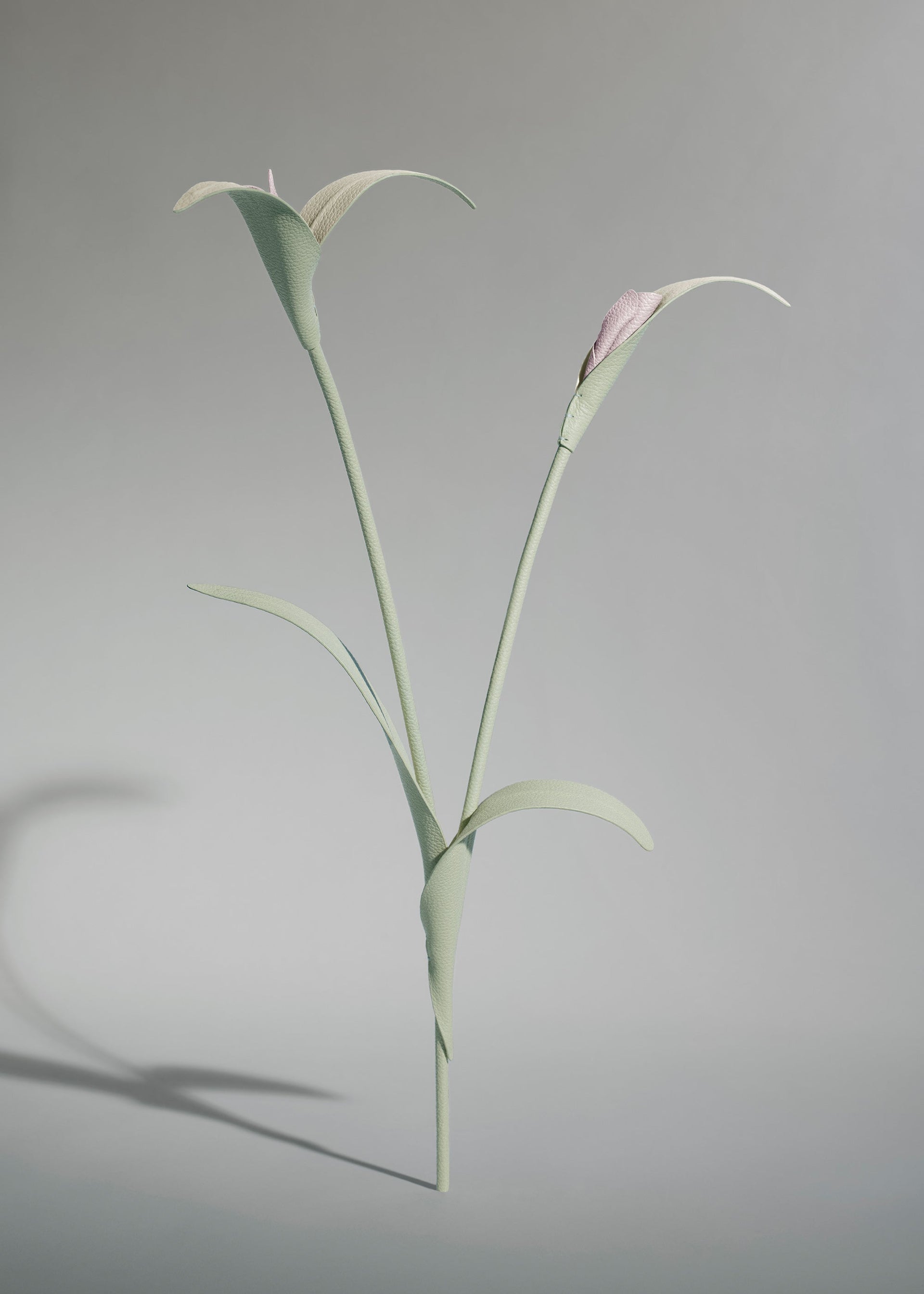 Touka レザーフラワー - フレッシュアーモンド