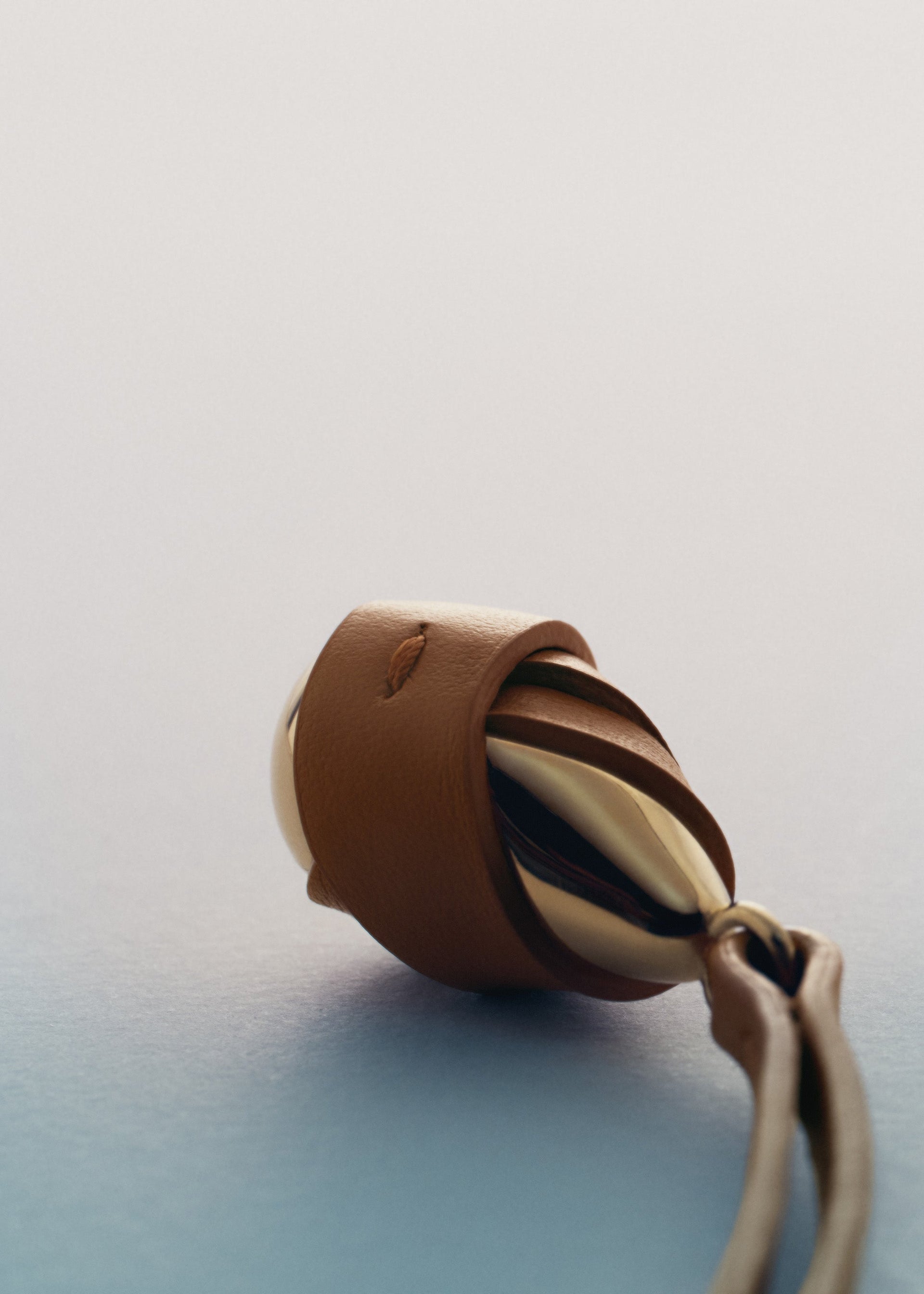 Ormé ペンダント - ゴールドカラーxキャメル