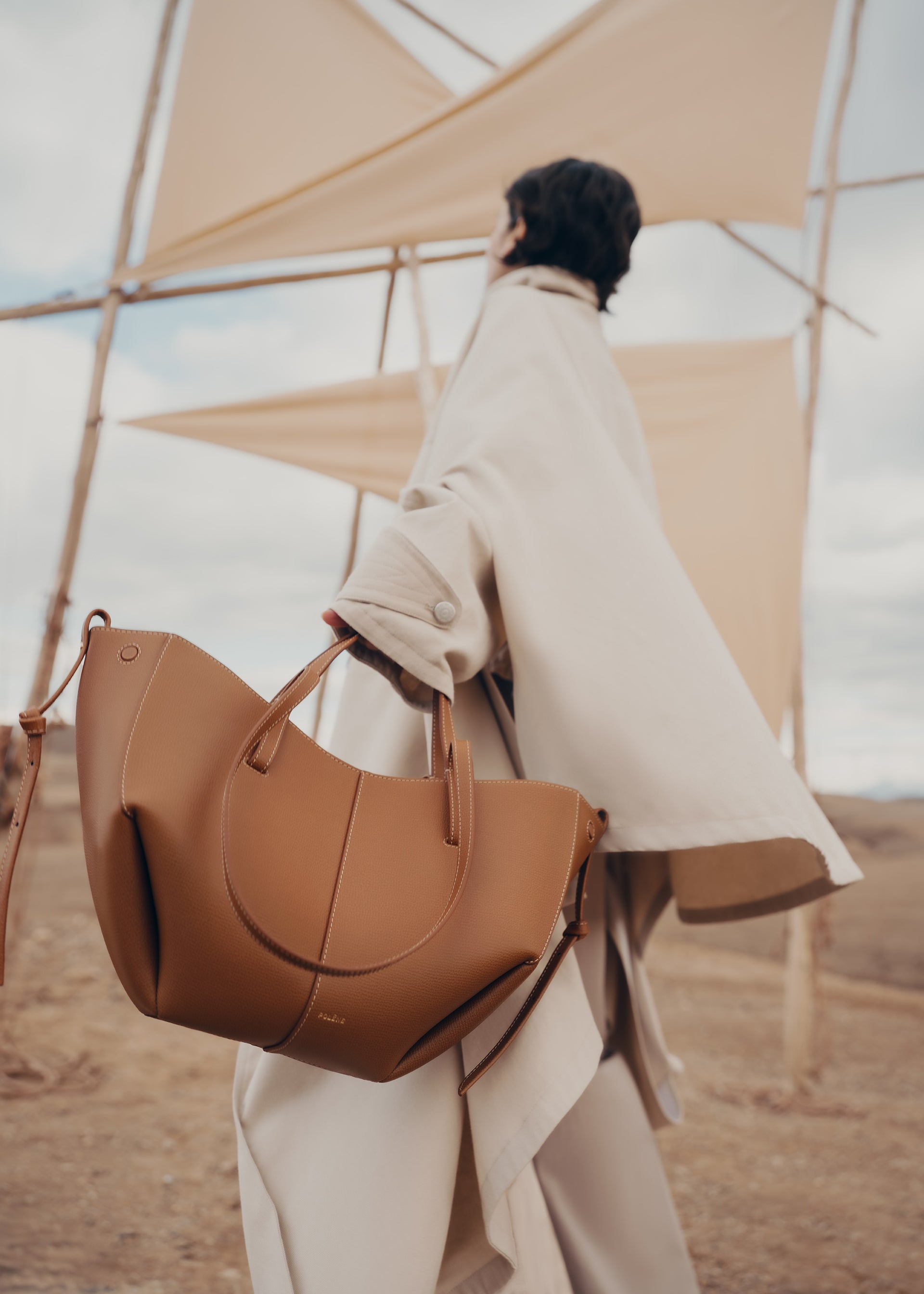 Cyme Mini - キャメル　テクスチャード