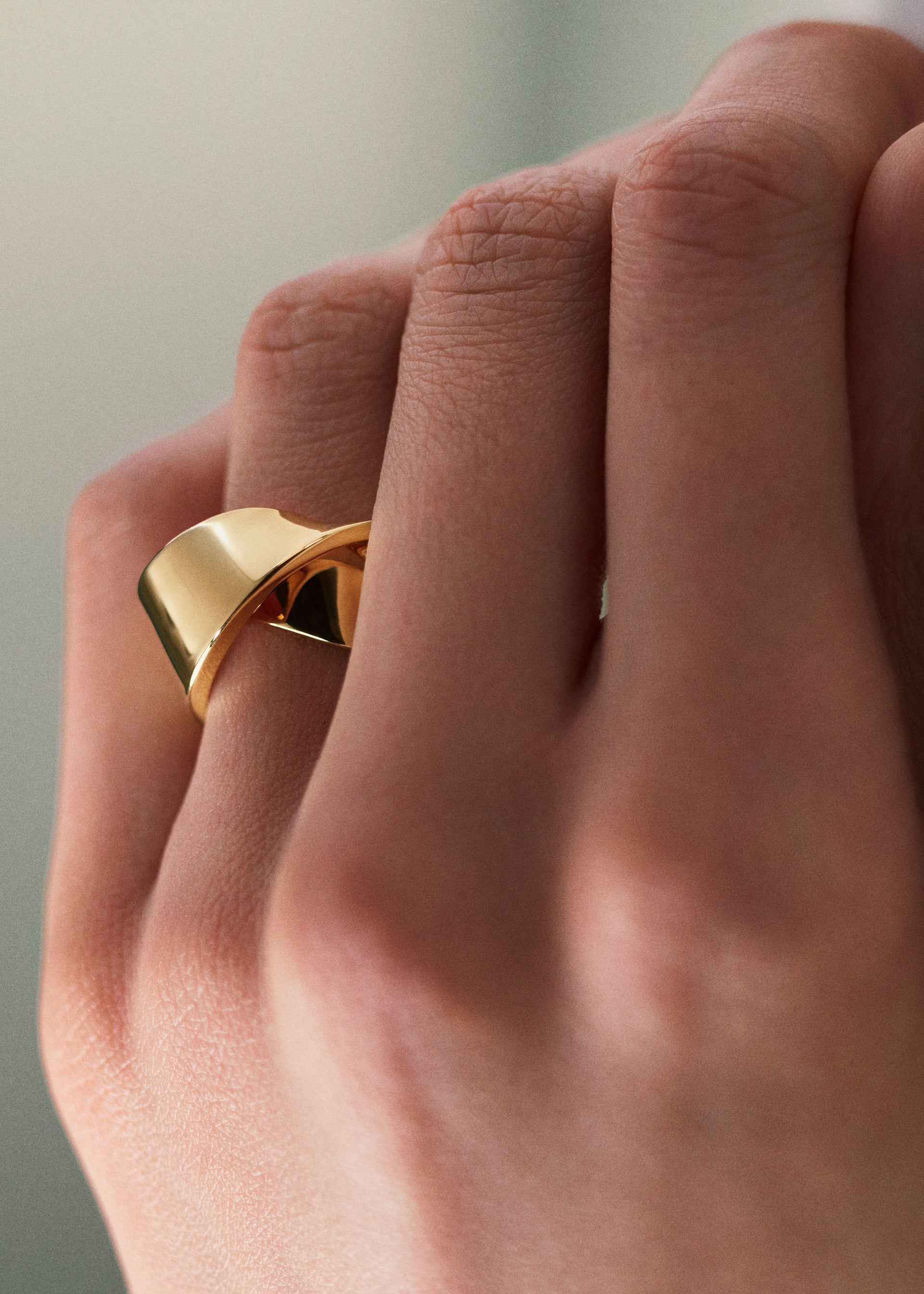 Éole ヴォリュートリング - 24Kゴールドコーティング