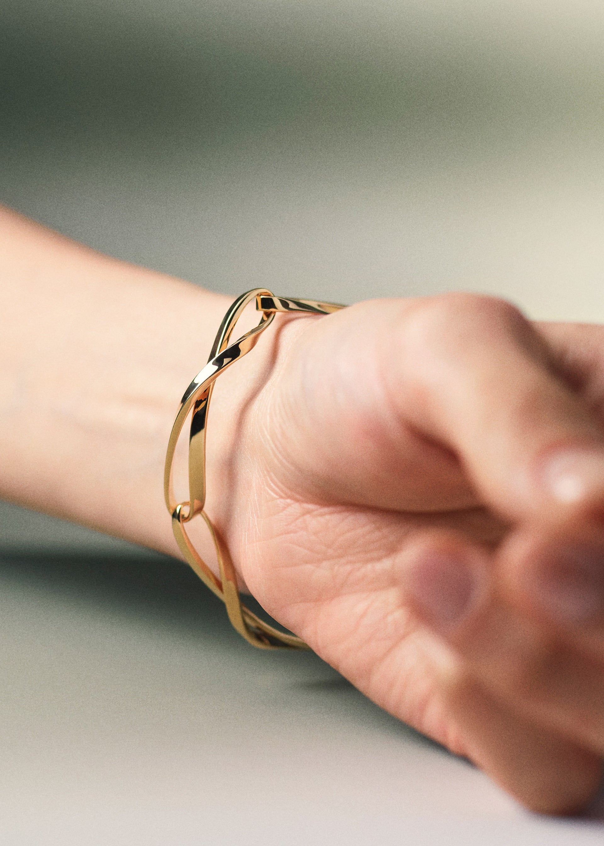 Éole チェーンブレスレット - 24Kゴールドコーティング