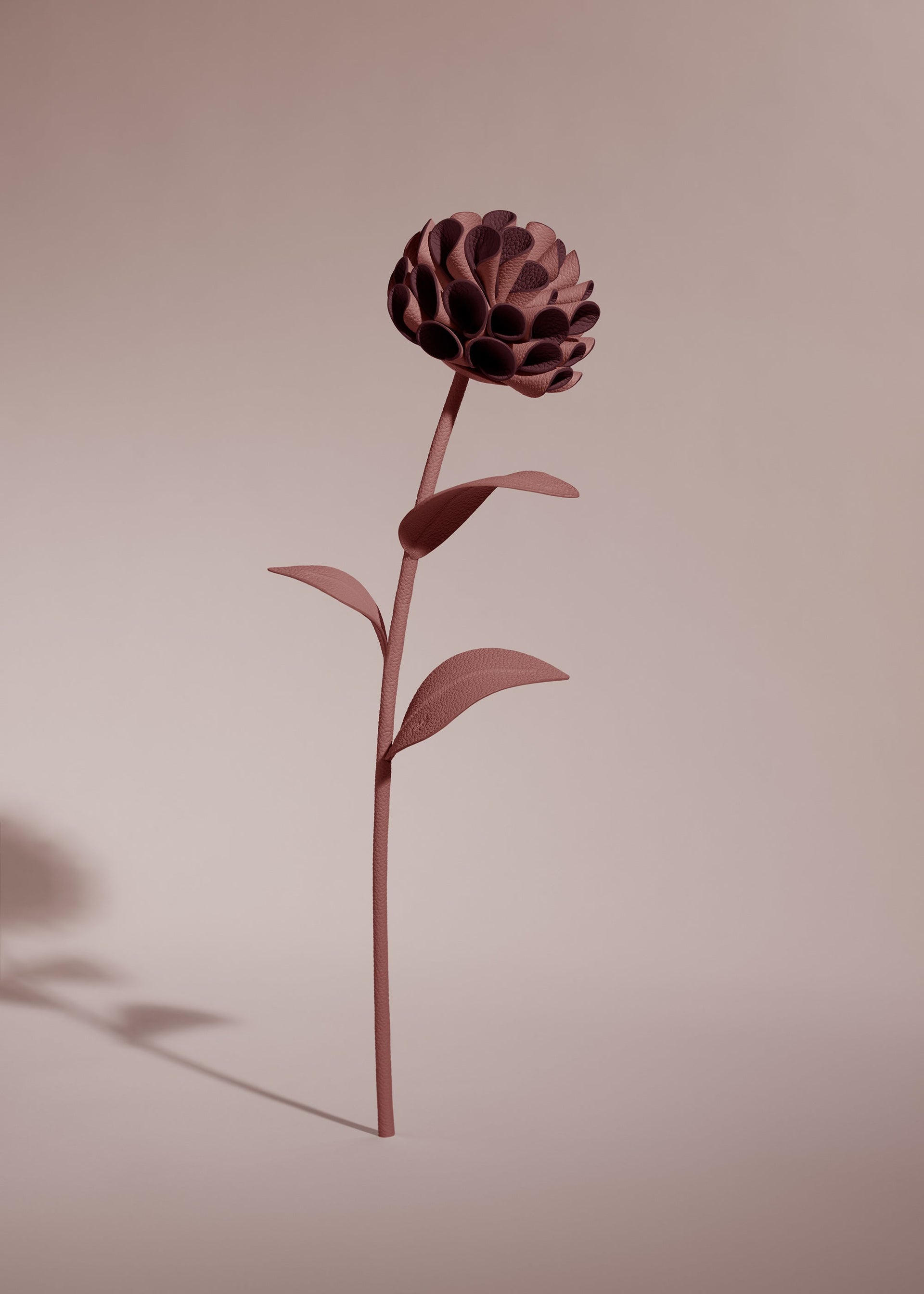 Dalium レザーフラワー - ライラック