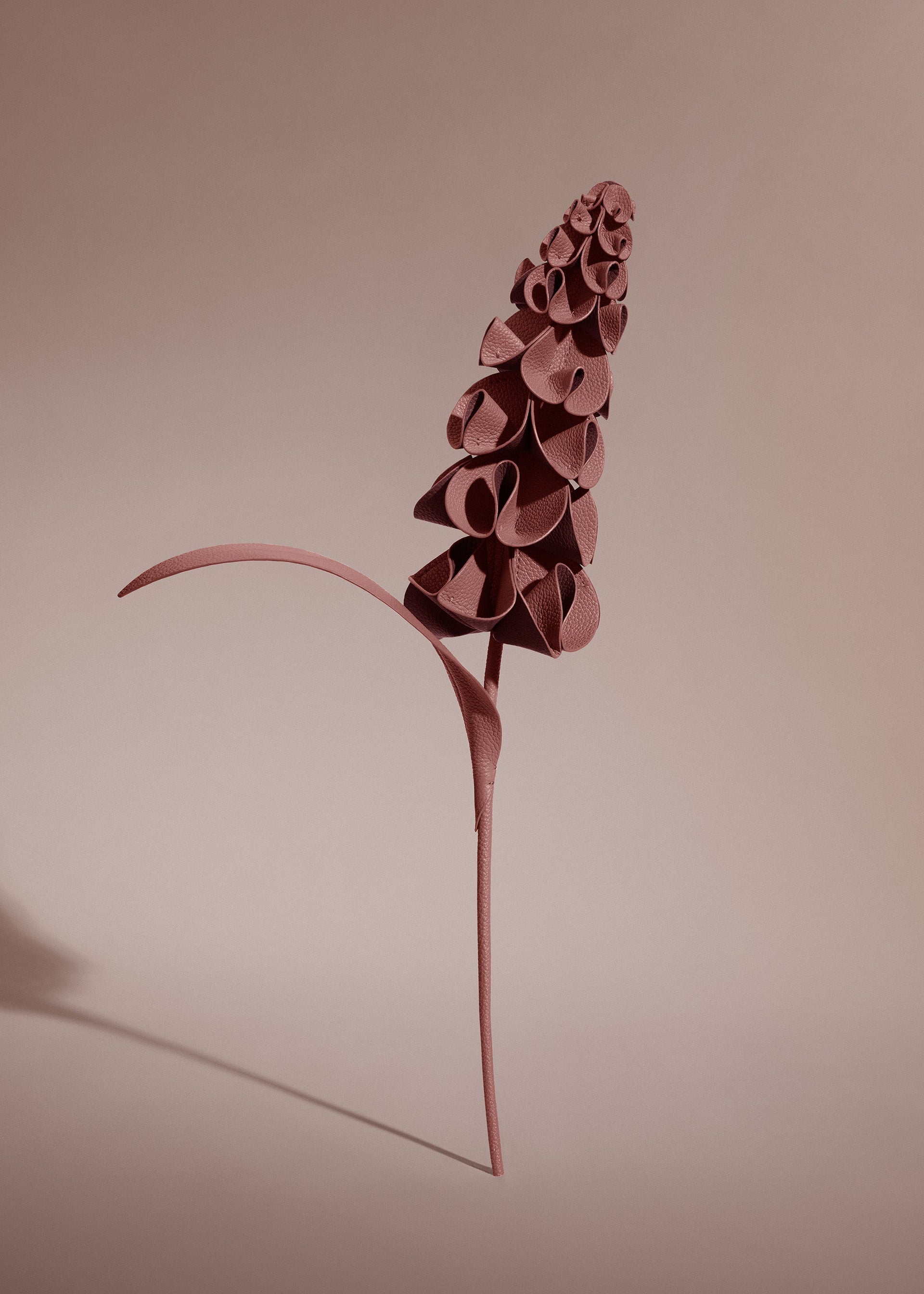 Orki レザーフラワー - ライラック