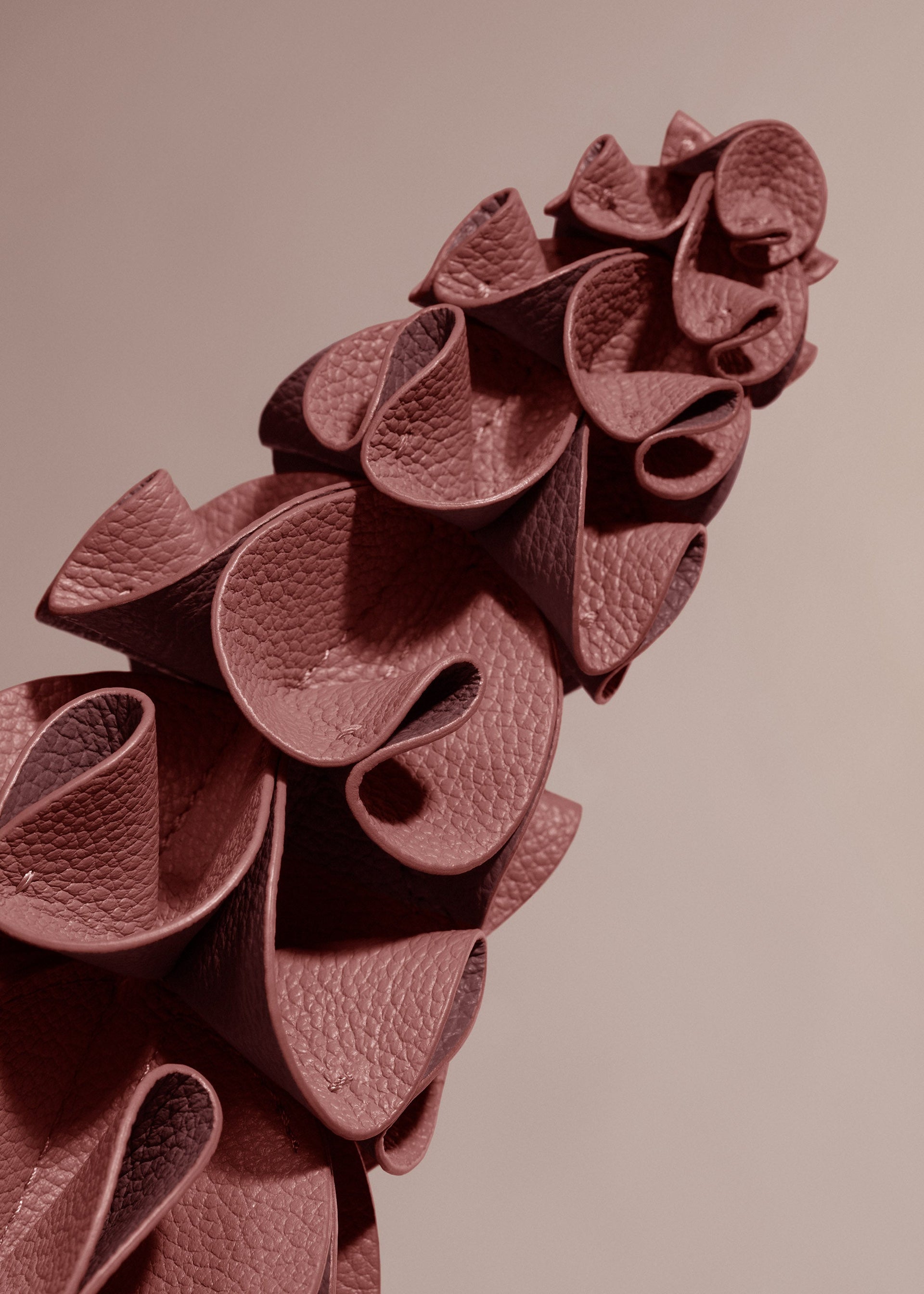 Orki レザーフラワー - ライラック