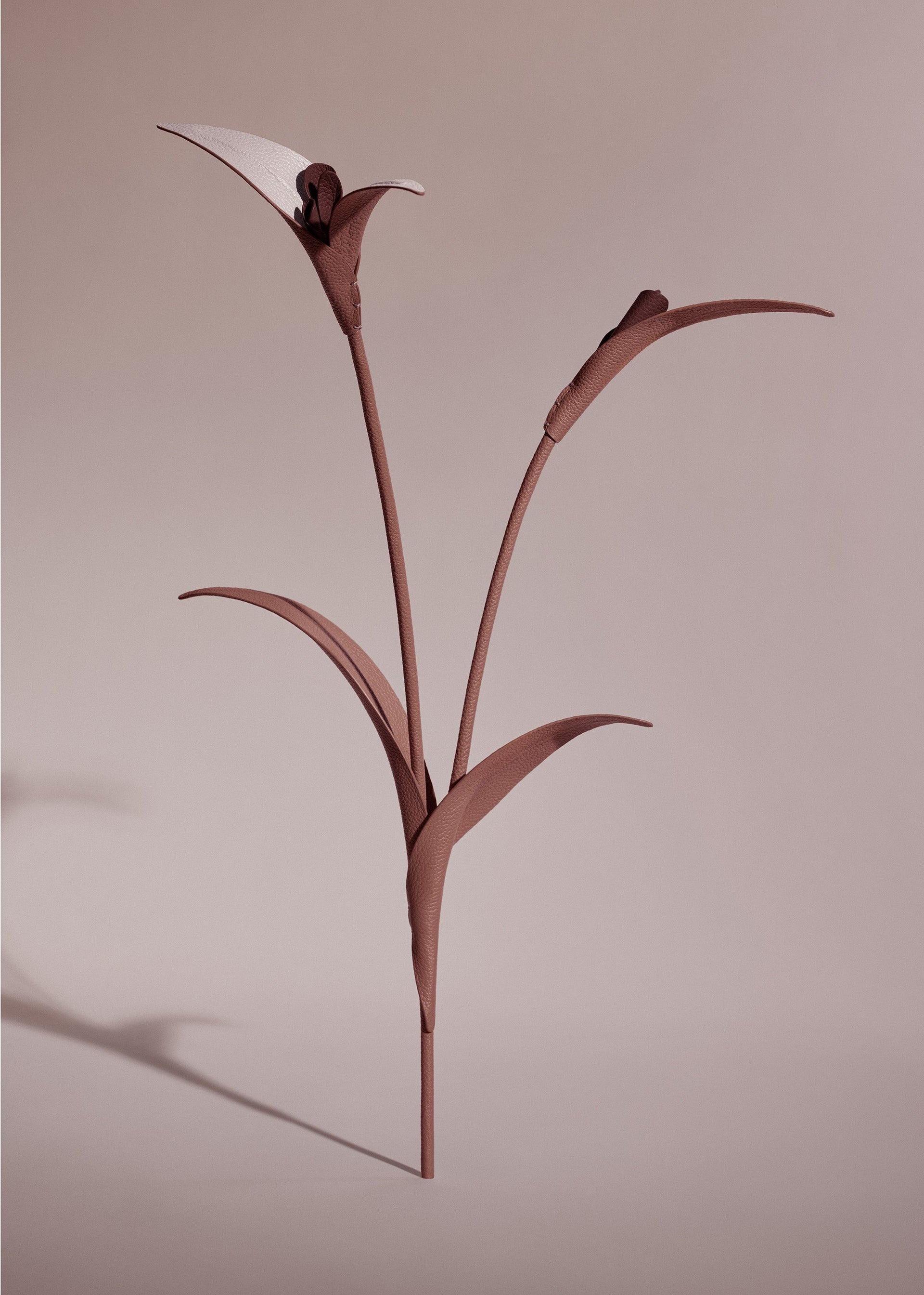 Touka レザーフラワー - ライラック