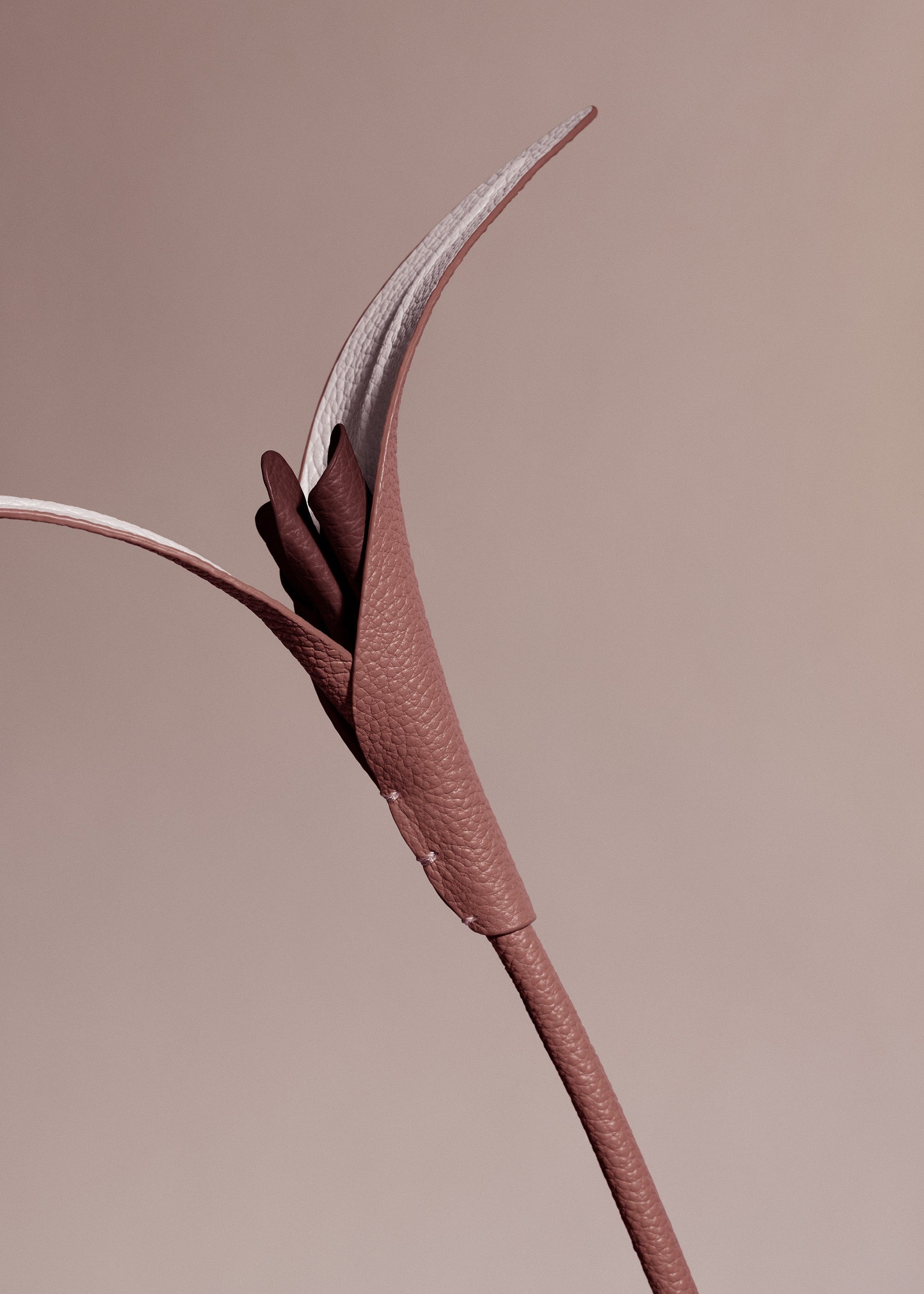 Touka レザーフラワー - ライラック