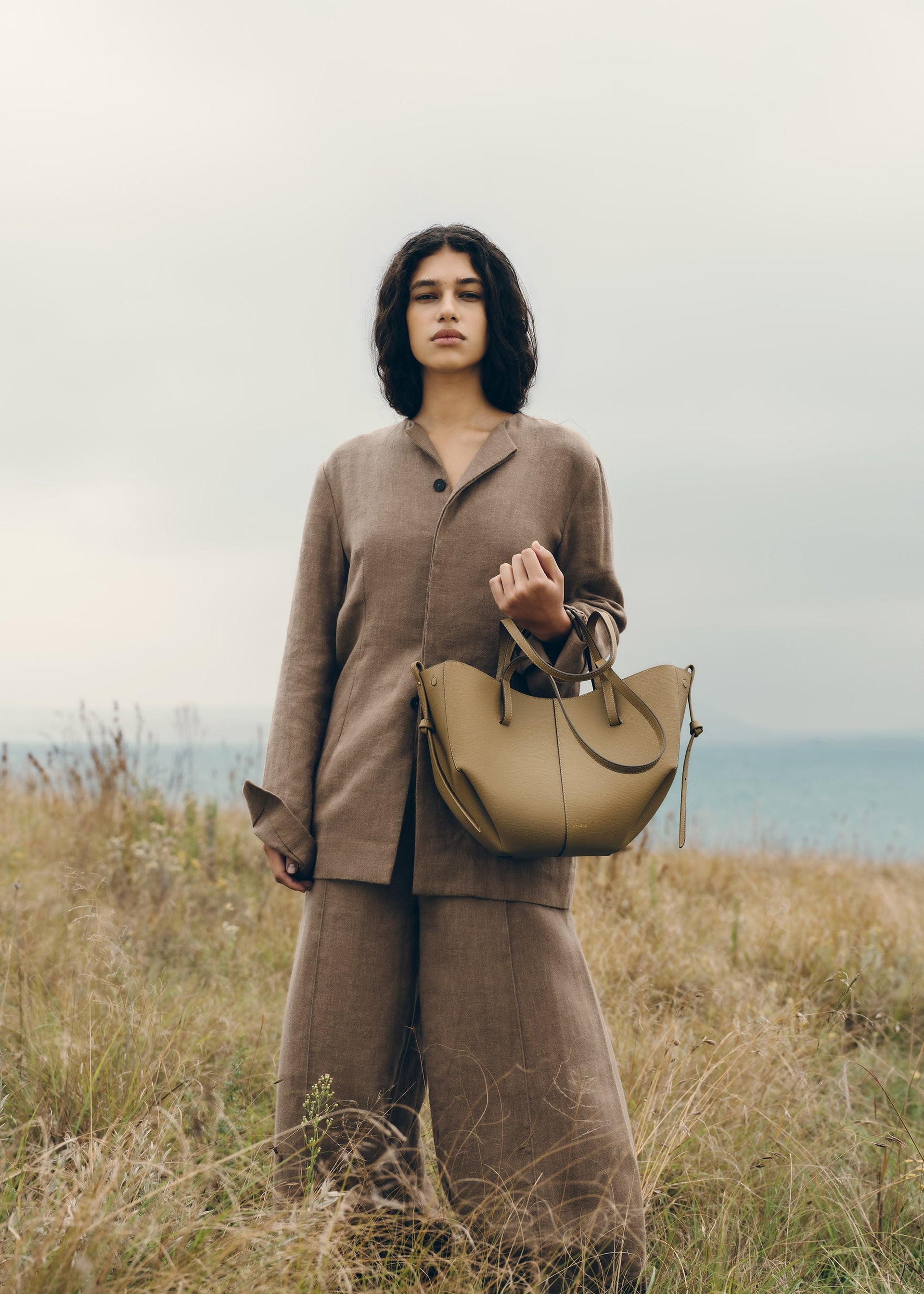 Cyme Mini - テクスチャード スモーキーオリーブ