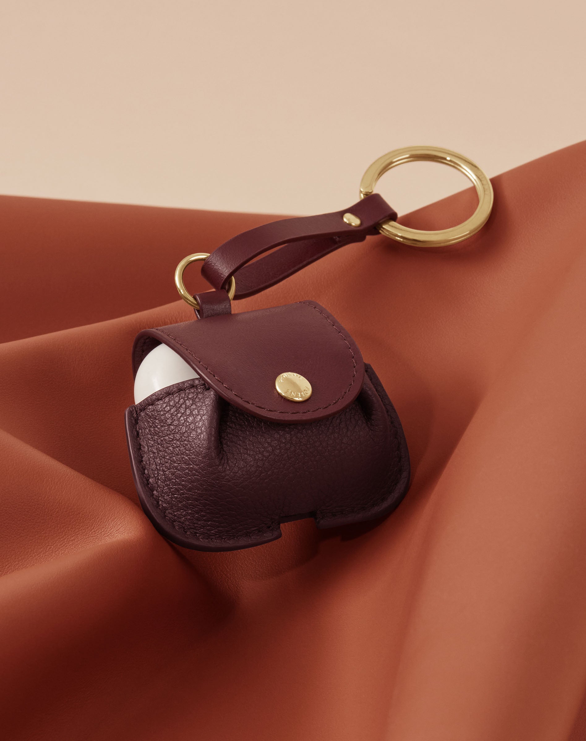 Polène | バッグ - Numéro Un Nano - バーガンディ テクスチャード