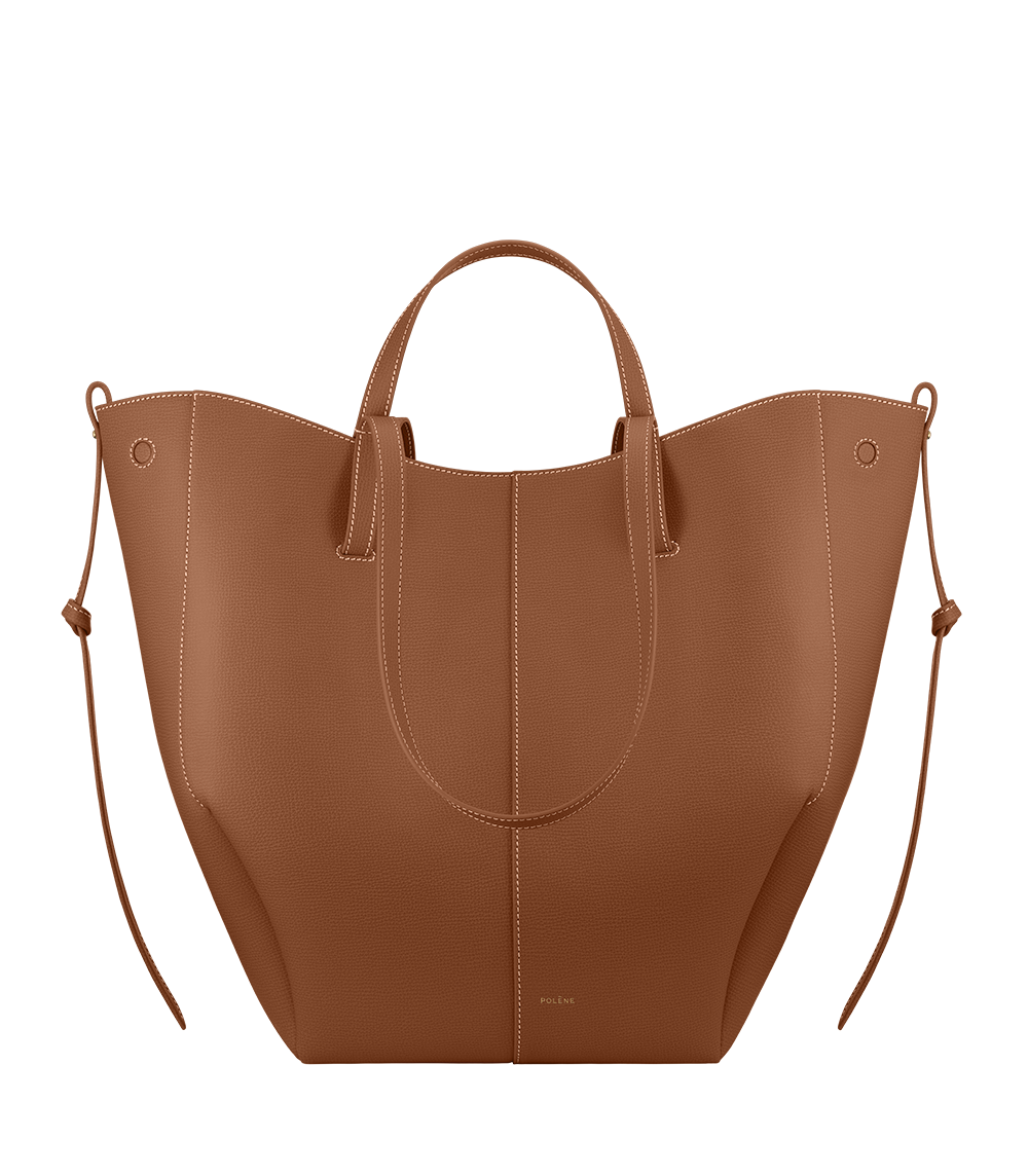 Polène | バッグ - Cyme Tote - テクスチャード ダークチェリー Polène | バッグ - Cyme Tote - テクスチャード ダークチェリー