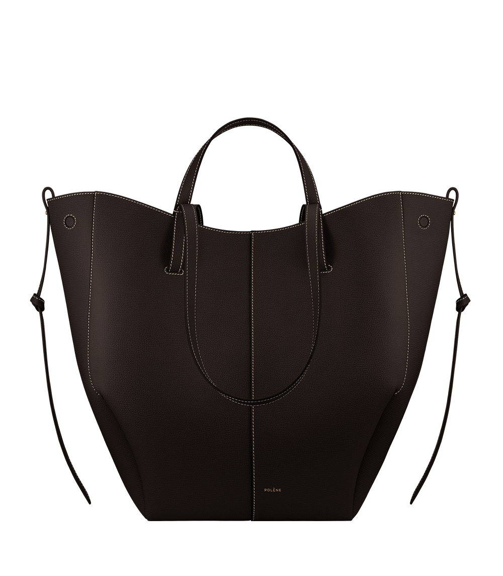 Polène | バッグ - Cyme Tote - テクスチャード ダークチェリー Polène | バッグ - Cyme Tote - テクスチャード ダークチェリー