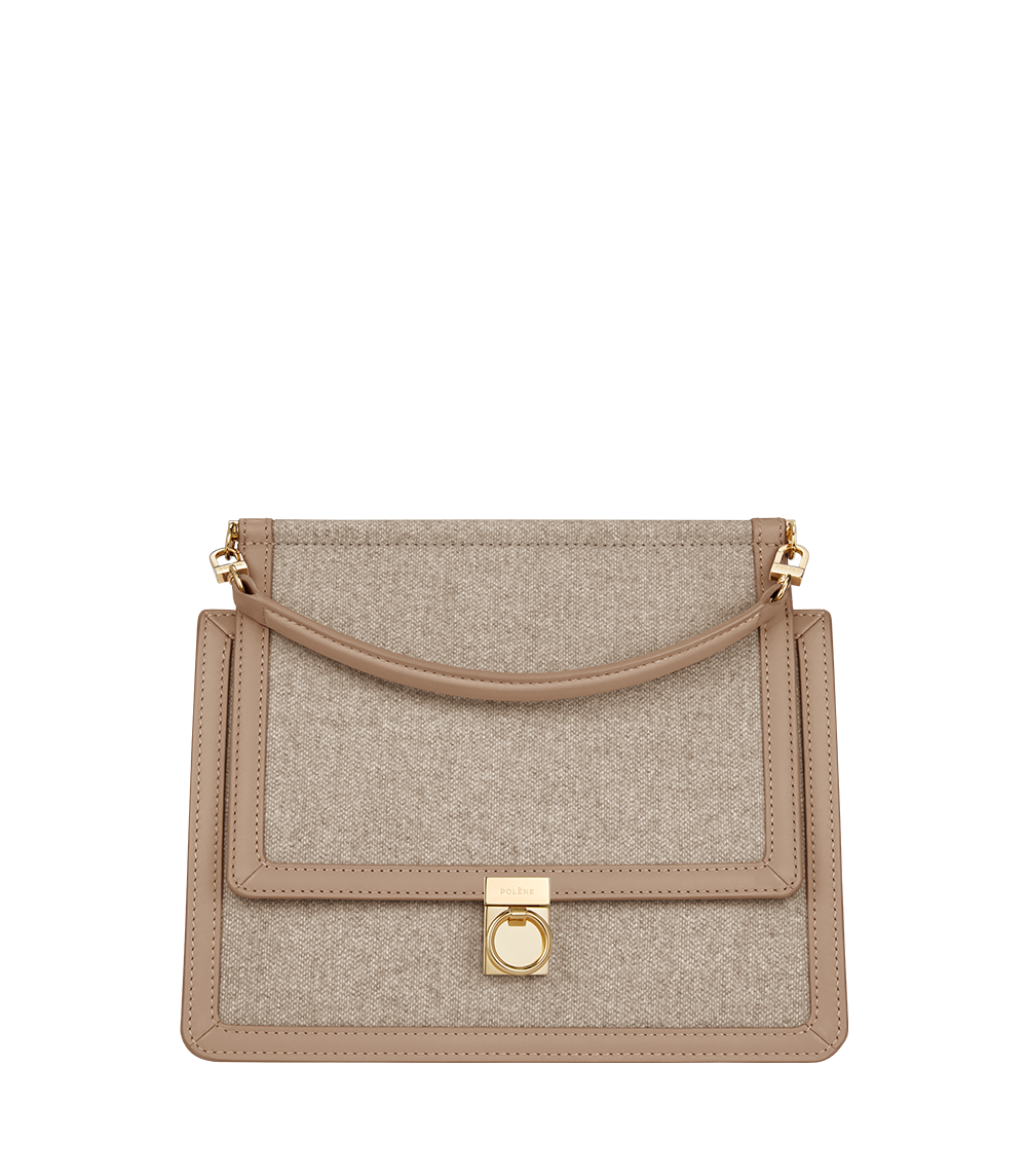 Polène | バッグ - Numéro Sept -トープ テクスチャード Polène | バッグ - Numéro Sept -トープ テクスチャード