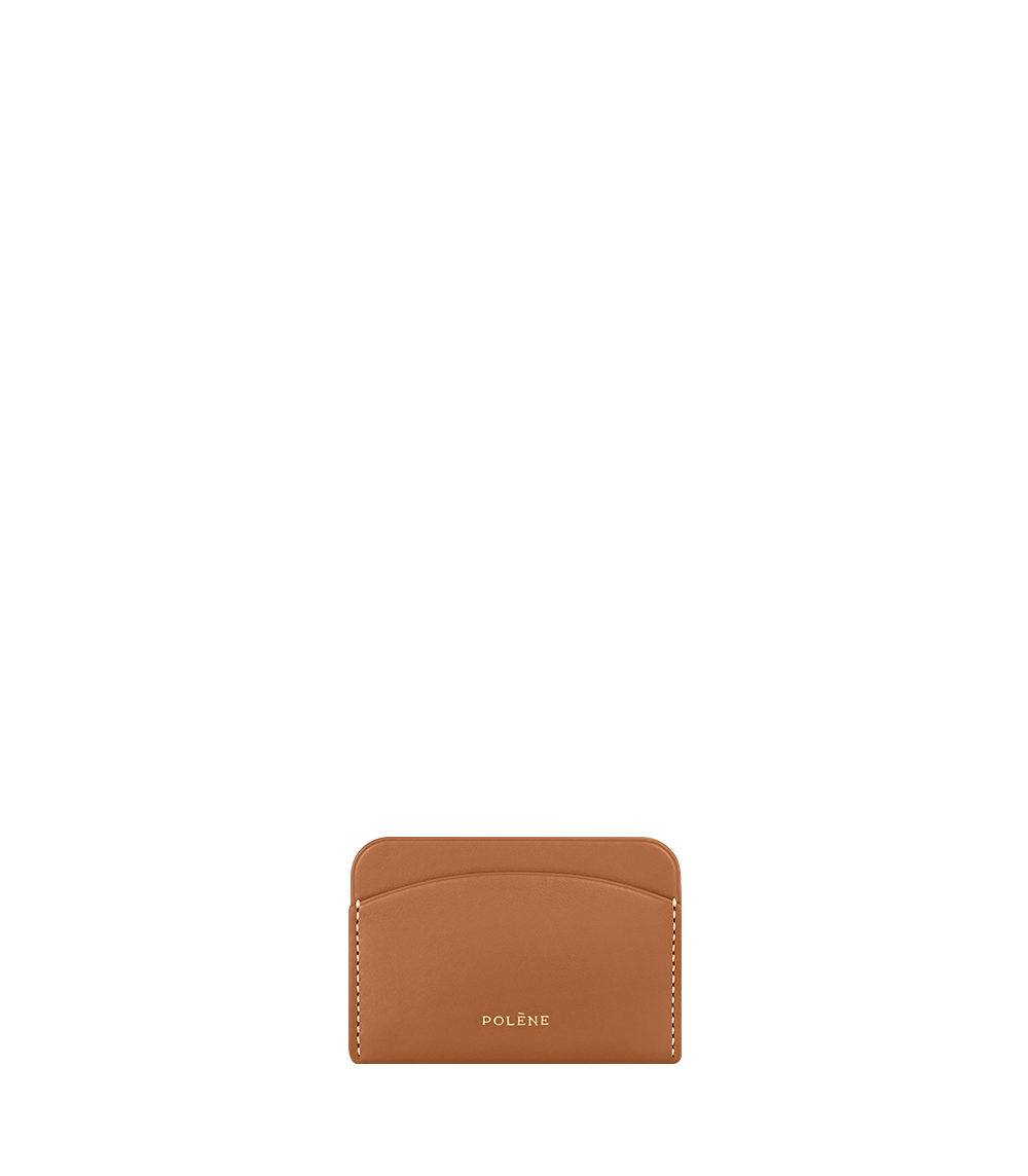 Card Holder - キャメルスムース
