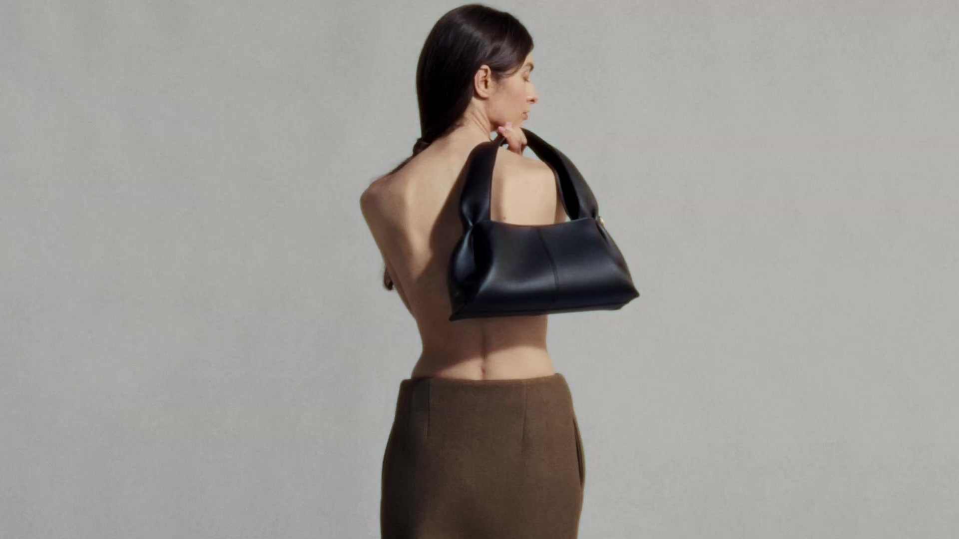 polene beri ポレーヌ ブラック テクスチャード 南青山店購入 Polène