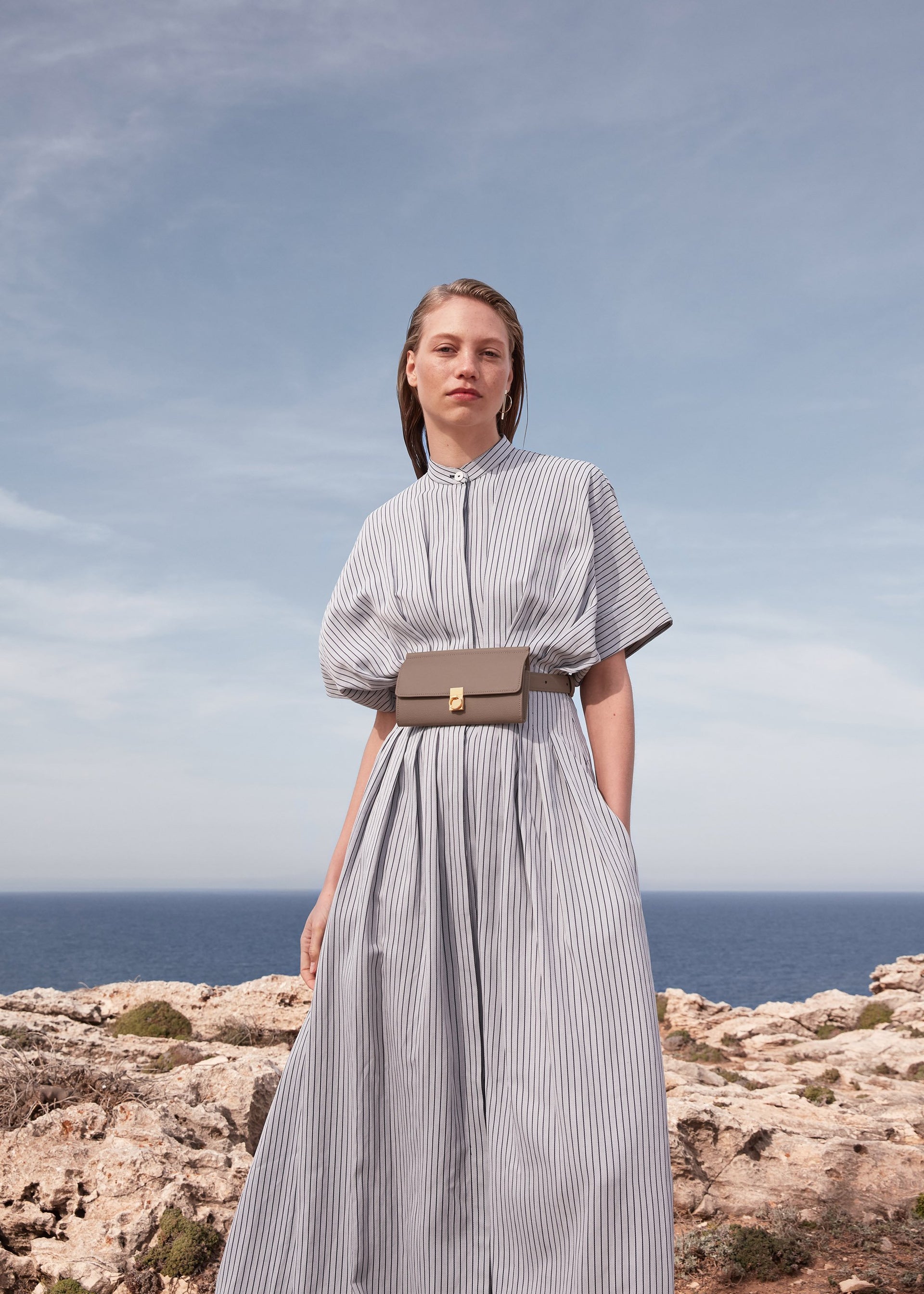 Numéro Sept ベルトバッグ - トープテクスチャ